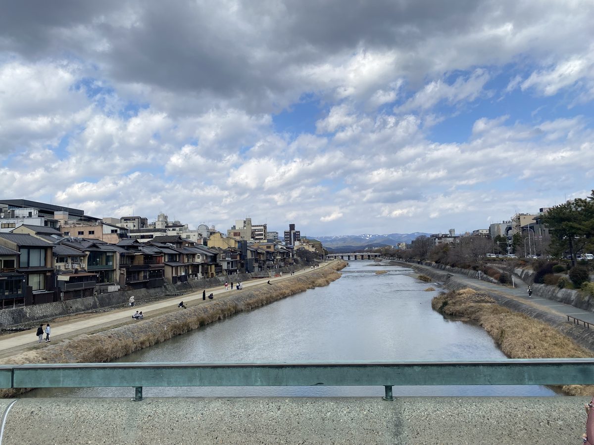 Kamogawa River, Kyoto — photographed by Ken